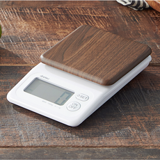 드레텍 우드스타일 주방전자저울, KS-619, 아이보리 우드톤, 1kg