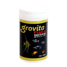 그로비타 플레이크 사료 160g / 1000ml, 1개