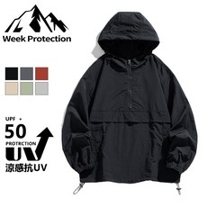 防曬外套 衝鋒衣防曬衣 速乾運動外套 戶外防曬防水外套 防曬衫 冰絲外套 抗UV外套 涼感外套 薄款外套