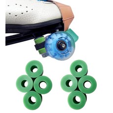 VKEDA QUAD 쿠션 SKATING ROLLER - POWERDYNE 매직 85A, 딥 그린.