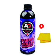 AD 오토브라이트 다이렉트 슈퍼폼 파르마 바이올렛 500ml 폼랜스 전용 컬러 폼샴푸 멀티타올, 1개