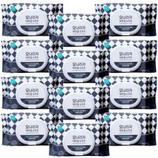 모나리자 소프트앤마일드 캡형 물티슈 100매입 12개