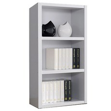 아미까쥬 오픈형 600 3단책장 3칸책꽂이 완제품배송 AA001, 화이트