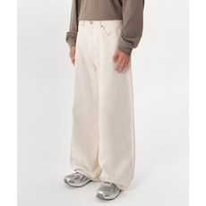 무신사 스탠다드 벌룬 데님 팬츠 크림 497634