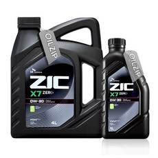 SK엔무브 지크 제로 X7 0W30 5L, 1개