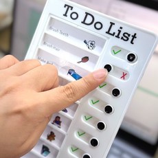 To Do List 투두 리스트 체크 보드 화이트 일일 플래너 메모, 상세페이지 참조