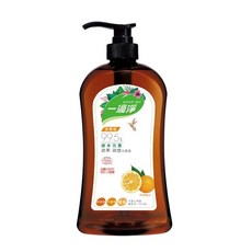 一滴淨 柑橘洗潔精 1000g 99.5%綠本元素 蔬果碗盤適用 好沖洗不傷手, 1個, 柑橘
