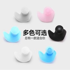 防水矽膠耳塞鼻夾套裝 - 防潑水、隔音、防噪音，適用於游泳、洗澡, 1個, 螺旋粉色耳塞2個,1個