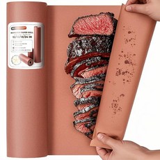 PH PERKHOMY 핑크 정육점 종이 롤 45.7cm x 2438.4cm(18인치 x 960인치) 스모커 BBQ 그릴링 훈연 고기 무표백 코팅 왁스 미코팅 (핑크 45.7c