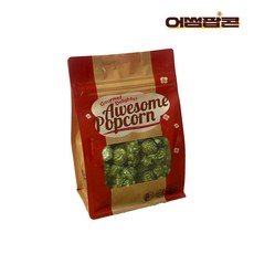 어썸팝콘 말차 / NON-GMO 수제 천연버터, 160g, 3개