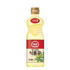 사조 해표 콩기름 식용유, 900ml, 1개