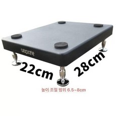 우퍼받침대 우퍼방진패드 층간 소음 사운드바 진동방지, 1개