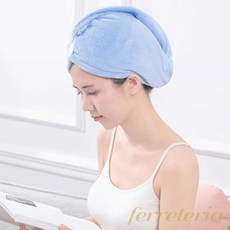 SB수빈스토어 극세사 긴머리 헤어타올 머리말리는수건 머릿수건 드라이수건 긴머리수건 머리수건, 03헤어타올-그레이