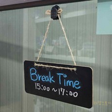 라망 걸이형 미니 단면 블랙보드 광고보드