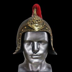 中國風古代將軍頭盔裝扮表演舞會派對樹脂面具, 古銅色,均碼, 1個