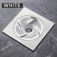 소용돌이 배수구 필터 커버 사이드 픽업 손잡이 회오리 와류 머리카락 이물질 빠짐 방지 차단 마개 뚜껑 다회용, 1개