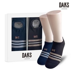 [백화점 정품] 닥스 숙녀양말 2족 선물세트 밴드파일인비져블 루렉스링글 25918