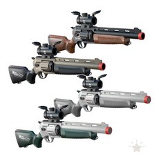 탄피배출 리볼버 산탄 너프건 서바이벌 배틀 롤플레이 어린이 야외 실내 놀이, 1개, 그레이