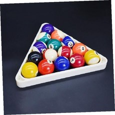 당구대 공 정리 배치 삼각 모양 플라스틱 수지 프레임 당구장 홈 게임룸 취미, 1개, 블랙-대형
