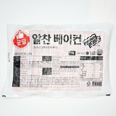 굿딜 알찬 베이컨 냉동베이컨 앞다리살 전지, 1개, 1kg