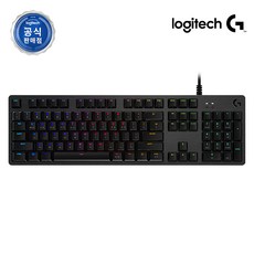 로지텍코리아 G512 게이밍 기계식 키보드, 블랙, G512 GX BROWN (갈축), 갈축 블랙, G512 GX BROWN (갈축), 갈축