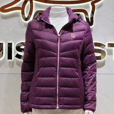 루이까스텔 [25년 가을겨울 신상품 최저가] 여성 후드탈착 뉴심볼데일리 경량구스다운점퍼 7/LE/JP/905/BCV