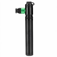 락브로스 자전거 휴대용 미니 펌프 CO2 겸용 인플레이터 110PSI 고압 프레스타 슈레더 호환, 1개, 블랙