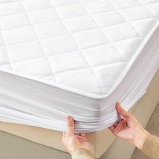 마이라이크 진드기차단 누빔 매트리스 커버 알러지케어 항균 워싱 침대커버