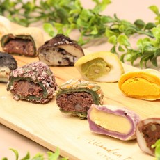 아이엠떡 찹쌀떡 13종, 단호박카스테라찹쌀떡, 60g, 1개