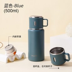 DILLER 316不鏽鋼保溫杯 茶水分離便攜水壺 500ml, 1個