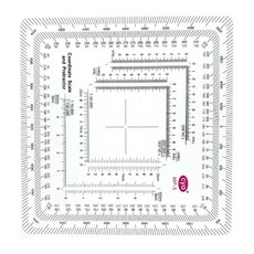 지형 유연성 맵 척도 및 Protractors 군사 UTM/MGRS 독자 통치자, 1개