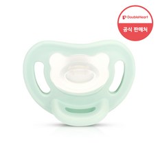 더블하트 통잠쪽쪽이 노리개젖꼭지 소프트버디 스윗드림, S(0~3개월), 드리밍민트, 1개