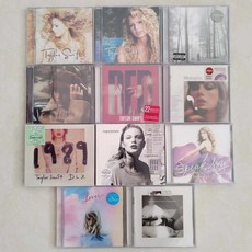 泰勒斯威夫特 專輯CD套裝 (Fearless Red Reputation Lover 1989 Speak Now等11張) 全新未拆, 如圖所示