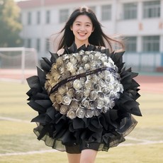 99朵香皂玫瑰花束, 1個, 99朵黑騎士花束