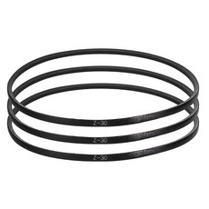 HARFINGTON 3피스 Z-57 Z 타입 V-벨트 1450mm/57.1인치 내부 길이 x 0.37cm 너비 x 0.25인치 높이 Z 타입 폐쇄 루프 고무 변속기 벨트, Z 30, 3