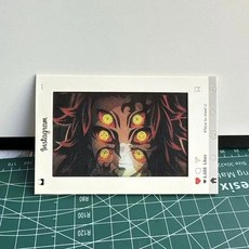 귀멸의칼날 귀칼 3D 홀로그램 카드 아카자 코쿠시보, B