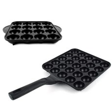 썬코 그릴 타코야끼 문어빵 베이킹 간식 코팅 타코야키팬, 양수 16구, 1개