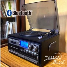 狄倫思 多功能黑膠唱片機 CD播放器 藍芽 台灣實體店家 卡帶 收音機 黑膠播放器, 原木黑＿旗艦（帶藍芽）消光灰面板18CD, 原木黑，消光金屬灰色面板, DSY-18CD