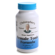 Dr. Christopher's Formulas 女性滋補配方素食膠囊 475mg, 100顆, 1罐
