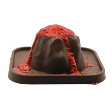 화산 폭발 실험 모형틀 재사용 트레이 5P 과학 교재 방과후 돌봄 교구 교육 창의, 1개