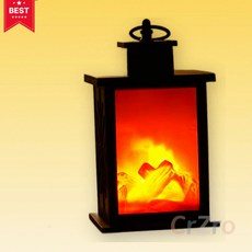 LED 모닥불 벽난로 무드등 미니 전기난로 조명 소품