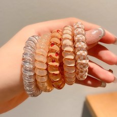 Ning Zhou 電話線髮圈套組 韓系清新色系