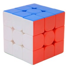 小小店舖 永駿文化 三階 無軌 磁力 速解 魔術方塊 附磁鐵 備用螺絲 益智玩具, 無軌彩色, 1個