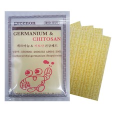 greenon 게르마늄&키토산 건강패드, 20개, 25매입