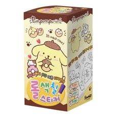 산리오캐릭터즈 폼폼푸린 롤 색칠스티커6.0, 1개