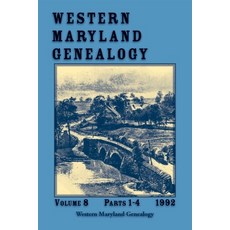 (영문도서) Western Maryland Genealogy Volume 8 Parts 1-4 1992 Paperback, Heritage Books, English, 9780788429613