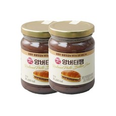 오뚜기 앙버터쨈 280g 2개 따뜻한음료 탕비실, 6세트