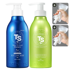 뉴 TS 쿨 샴푸 + 올리브 TS 트리트먼트 + 소분 파우치 증정, 1개
