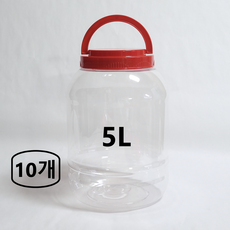 SD 플라스틱 젓갈통 5L 젓갈통 된장통 고추장통, 10개