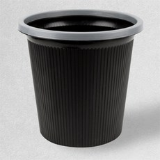 줄무늬휴지통 (대) 원통휴지통 청소용품, 본상품선택, 1개